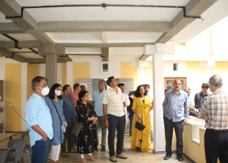 Architects visit and interaction with Principal and Faculty