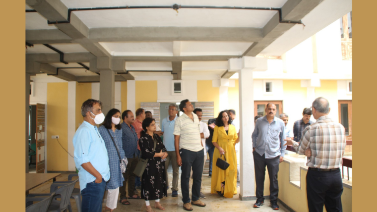 Architects visit and interaction with Principal and Faculty